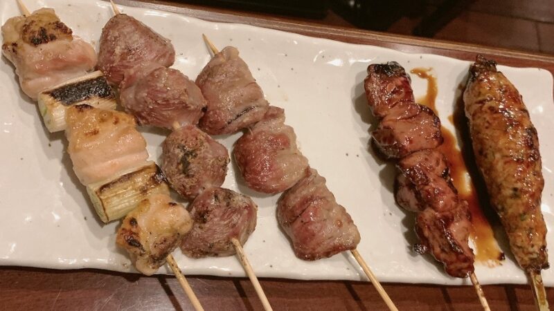 炭火焼鳥盛り合わせ